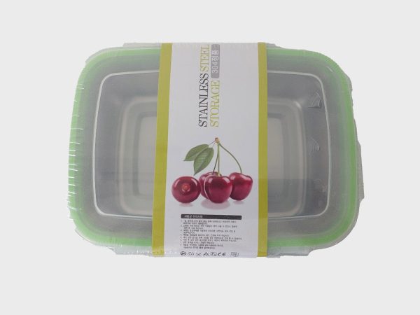Pack Of 2 Leak-proof Stainless Steel Lunch Boxes – 450ml & 1000ml | Imported Quality | Silver