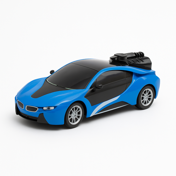 Blue Remote Control Sports Car with Water Spray