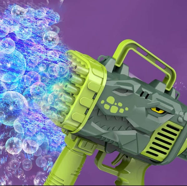 Dinosaur Rocket Launcher Bubble Gun