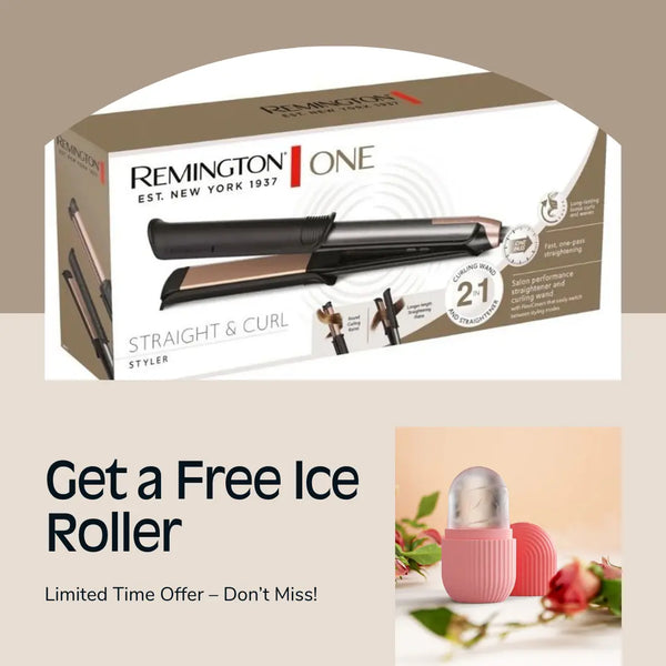 Remington 2 in 1 Hair Straightener & Curler