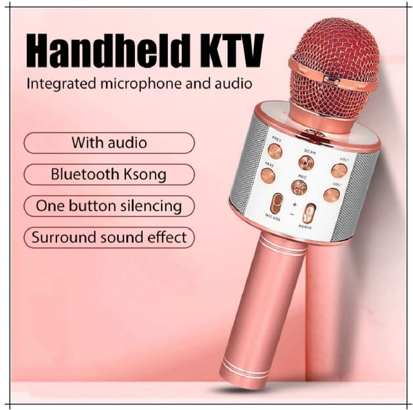 Wireless Bluetooth Karaoke Microphone